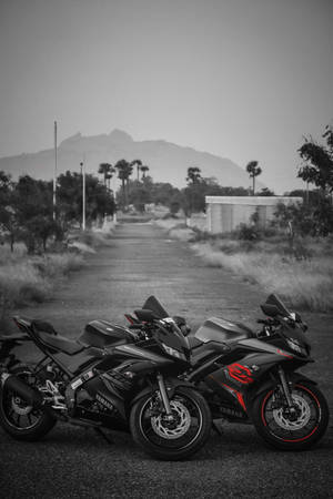 Monochrome R15 V3 Wallpaper