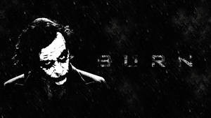 Monochromic Joker Desktop Wallpaper