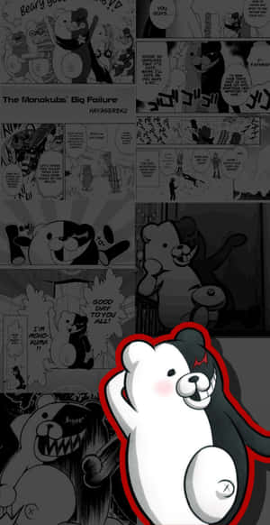 Monokuma Manga Aesthetic Poster Wallpaper