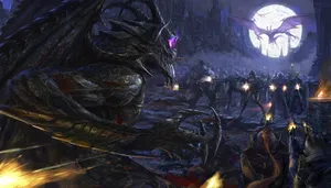 Monster Against Monsters Wallpaper