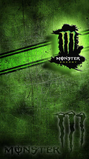 Monster Energy Green Background Wallpaper
