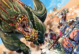 Monster Hunter Cute Battle Wallpaper