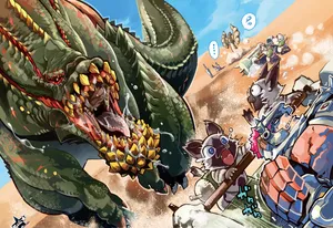 Monster Hunter Cute Battle Wallpaper