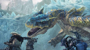 Monster Hunter World Iceborne Blue Dragon Wallpaper