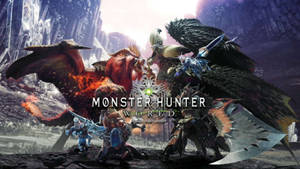 Monster Hunter World Teostra Vs Nergigante Wallpaper