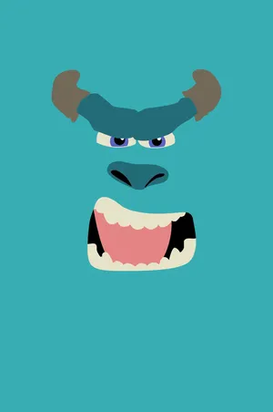 Monsters Sulley Face Wallpaper
