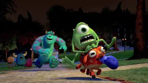 Monsters University Pig Race Wallpaper
