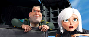 Monsters Vs Aliens Shocked Face Wallpaper