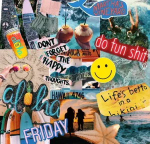 Montage Summer Vibes Wallpaper