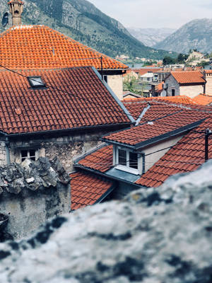 Montenegro Orange Rooftops Wallpaper