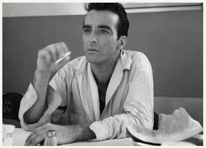 Montgomery Clift Smoking Cigar Wallpaper