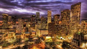 Montreal Neon City Lights Wallpaper