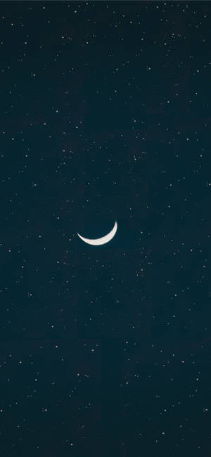 Moon Aesthetic Facing Up Wallpaper