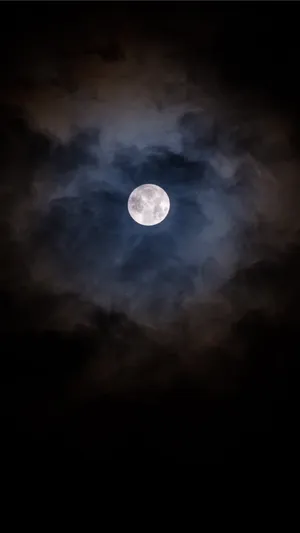 Moon Aesthetic Glow Wallpaper