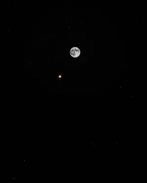 Moon And Star Wallpaper