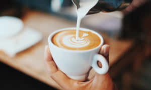 Morning Latte Art Creation.jpg Wallpaper