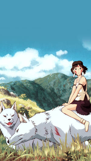 Moro Princess Mononoke Mobile Wallpaper