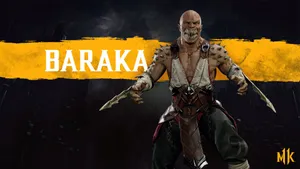 Mortal Kombat 11 Baraka Name Wallpaper