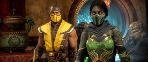 Mortal Kombat 11 Jade And Scorpion Wallpaper