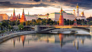 Moscow Russia The Kremlin Wallpaper