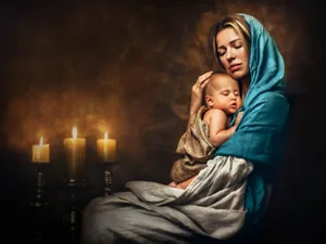Mother_and_ Child_ Tender_ Embrace.jpg Wallpaper