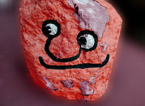 Mother Nature's Comical Side - A Rock Formation With An Hilarious Funny Face Wallpaper