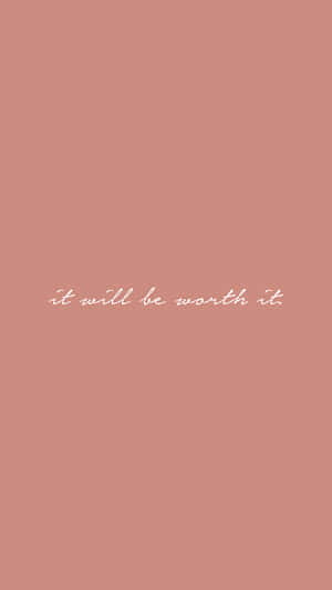 Motivation Aesthetic Pink Wallpaper