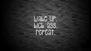 Motivational Brick Wall Quote Wallpaper