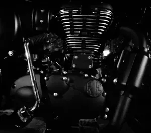 Motorcycle Black Engine Wallpaper