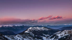 Mount Kedarnath Pink Sky 4k Wallpaper