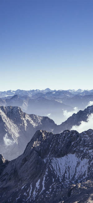 Mountain Range Iphone Amoled Wallpaper