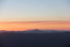 Mountains Skyline Sunrise Wallpaper