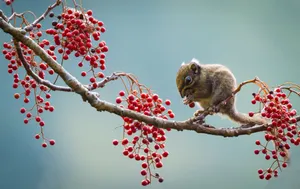 Mouse On A Branch Wallpaper
