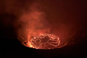Mouth Of Kilauea Volcano Wallpaper