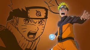 Moving Naruto Screaming Art Wallpaper