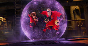 Mr. Incredible Violet's Shield Wallpaper