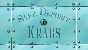 Mr. Krabs' Safe Deposit Wallpaper