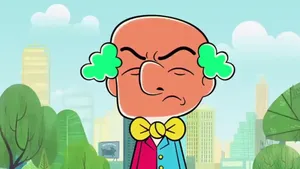 Mr Magoo Neon Green Hair Wallpaper