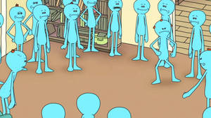 Mr Meeseeks Group Meeting Wallpaper