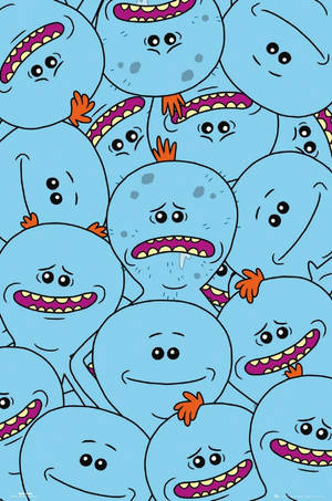 Mr Meeseeks Jam Group Cover Wallpaper