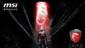 Msi Gaming Robot Background Wallpaper