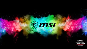 Msi Logo In Rgb Wallpaper