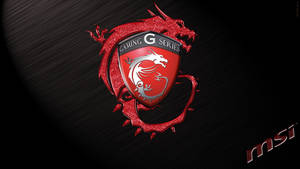 Msi Red Dragon Gaming Series Logo Wallpaper