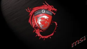 Msi Red Dragon Gaming Series Logo Wallpaper