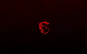 Msi Red Dragon Minimalist Wallpaper
