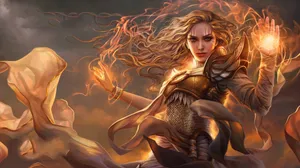 Mtg Yellow Woman Wallpaper
