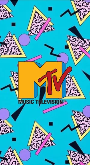 Mtv 80s Aesthetic Iphone Home Screen Wallpaper