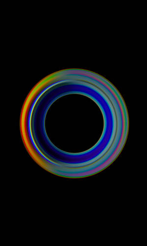 Multicolored Circle Mobile 3d Wallpaper