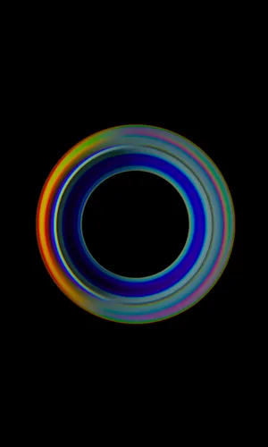Multicolored Circle Mobile 3d Wallpaper