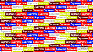 Multicolored Supreme Logo Laptop Wallpaper